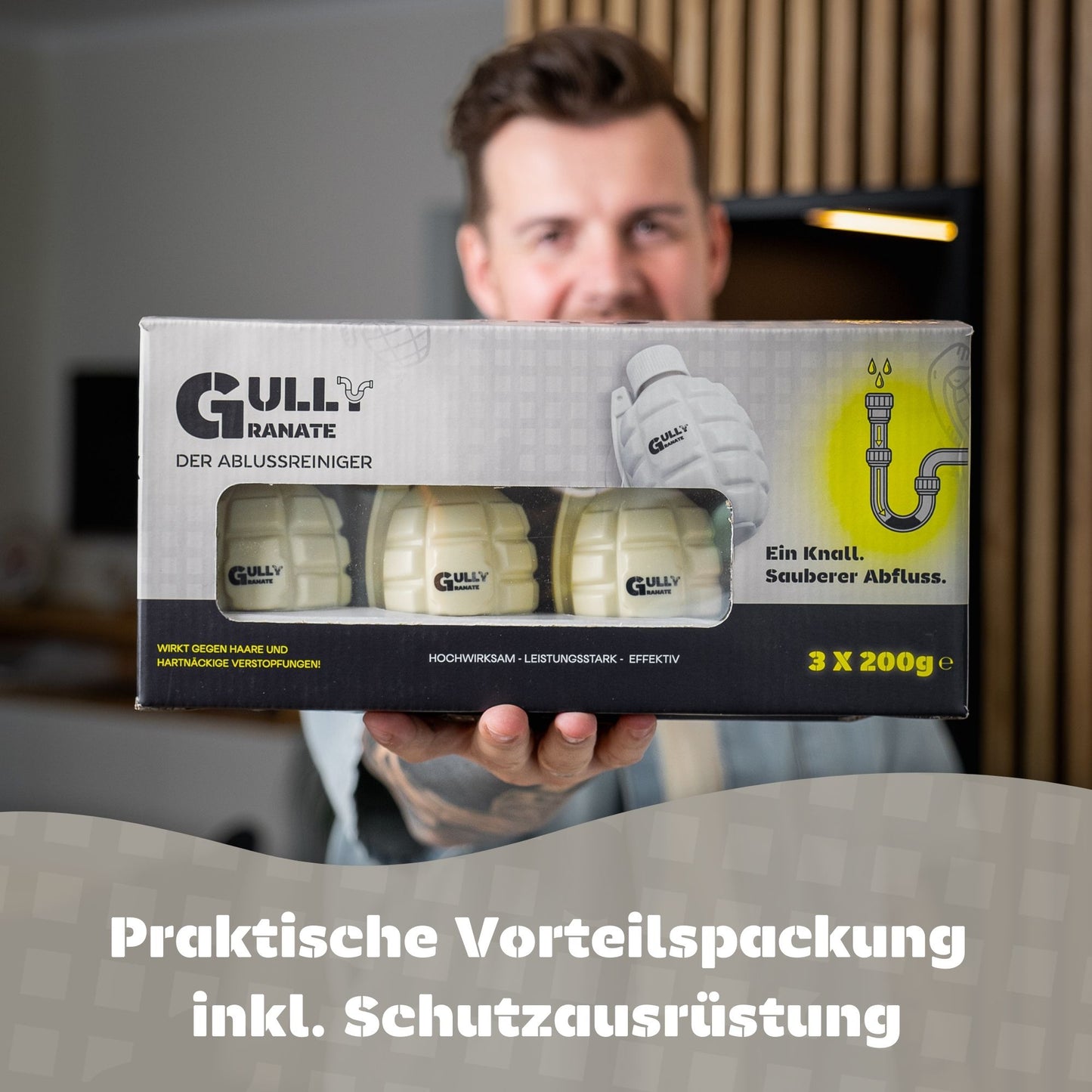 Gully Granate Abflussreiniger